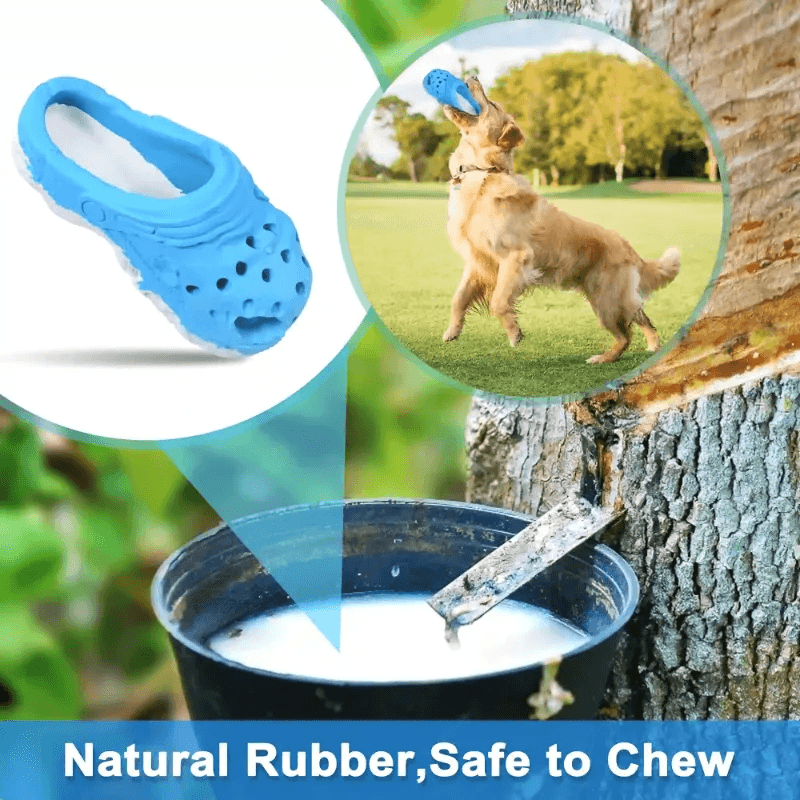 Natural Rubber Dog Toy, made of eco-friendly and safe-to-chew materials, suitable for pets
